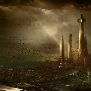 Star wars reflection background