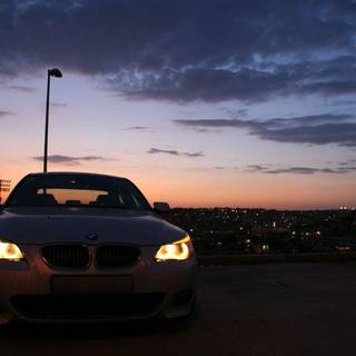 Bmw e60 silver wallpaper