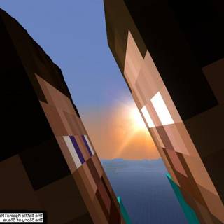 Minecraft herobrine wallpaper