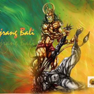 Lord Hanuman wallpaper HD 3D