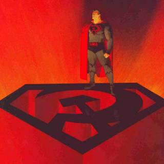 Superman red wallpaper