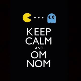 Keep calm and love me wallpaper