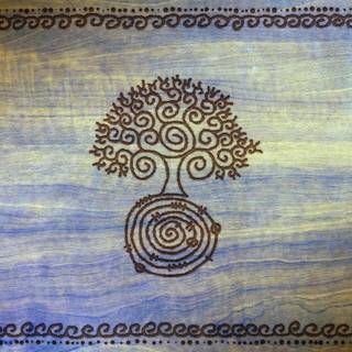 Wood grain desktop background