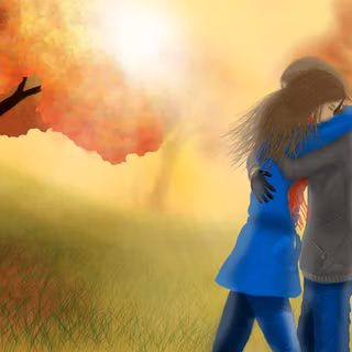 Best couple hug wallpaper