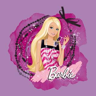 Barbie wallpaper pink