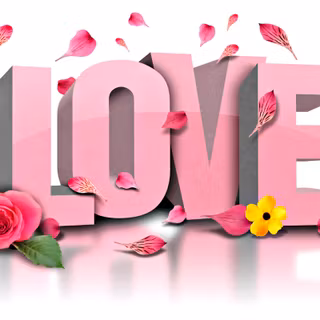 Flower love wallpaper