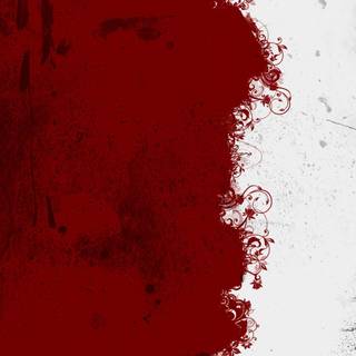 Red and white wallpaper