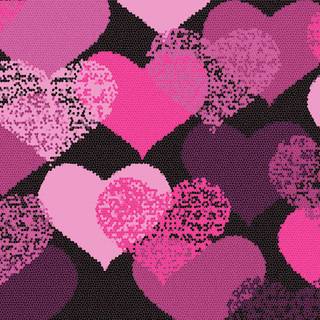 Background cute pink hitam