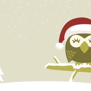 Cute owl cartoon wallpaper