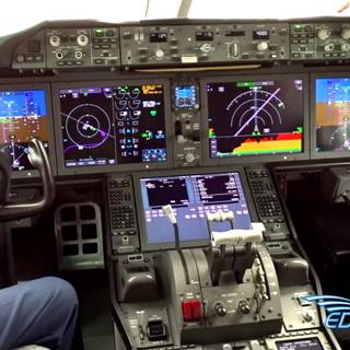 Boeing 787 cockpit wallpaper