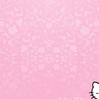 Background Hello Kitty pink