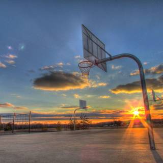 Basketball court wallpaper HD