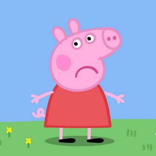 Wallpaper pig cartoon