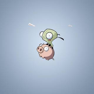 Wallpaper pig cartoon