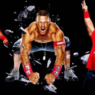 John Cena logo wallpaper