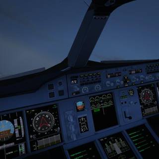 A380 cockpit wallpaper