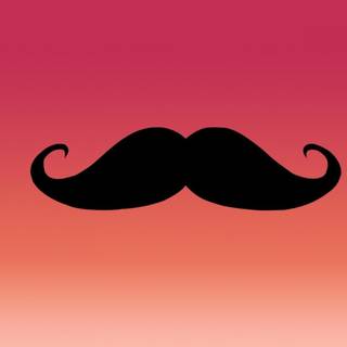 Pink mustache wallpaper