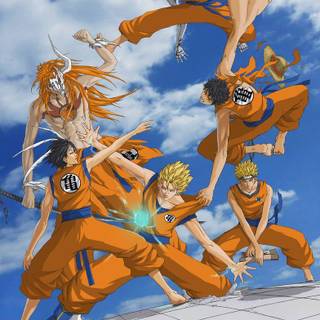 Goku vs naruto wallpaper