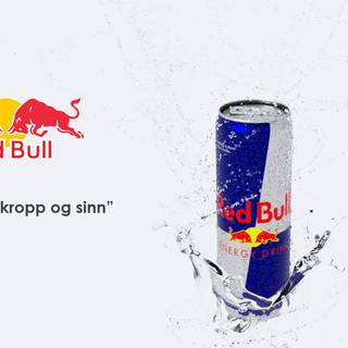 Red bull can wallpaper