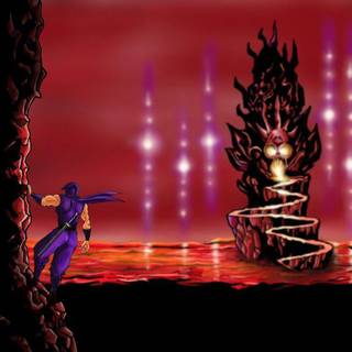 Ninja gaiden ryu hayabusa nes fan art wallpaper