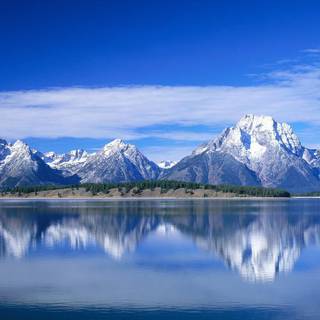 Blue scenery wallpaper