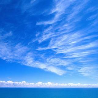 Blue scenery wallpaper