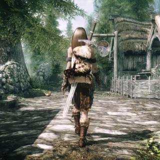 Skyrim HD wallpaper 1366x768