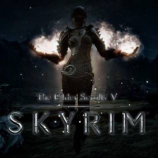 Skyrim HD wallpaper 1366x768