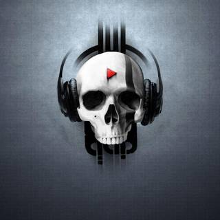 HD skull wallpaper 1080p
