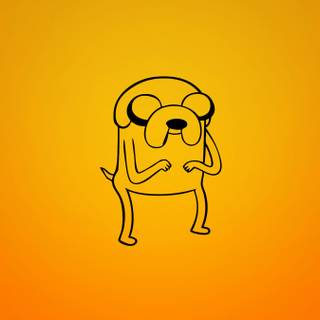 Adventure time jake iphone wallpaper