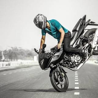 Bike rider wallpaper