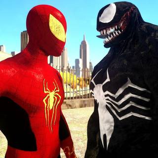 Spider-Man vs Venom wallpaper HD