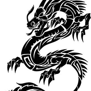 Dragon tattoo wallpaper