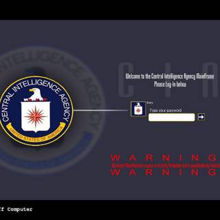 Cia login screen wallpaper