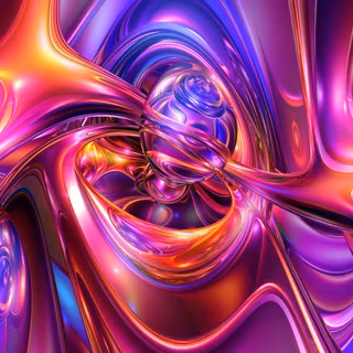 Colorful 3D abstract wallpaper