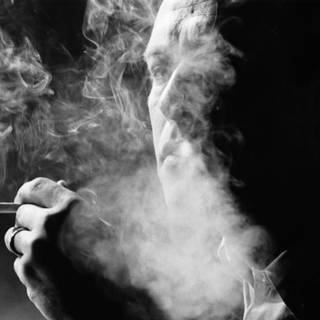 Sad man smoking wallpaper