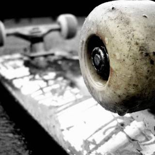 Skateboard wallpaper black and white