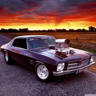 Vintage muscle cars wallpaper