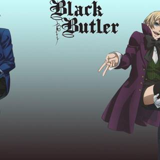 Black butler wallpaper ciel and sebastian