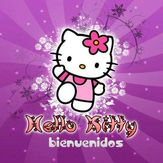 Hello kitty 3D wallpaper