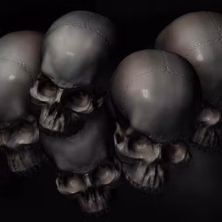 Gothic skull wallpaper