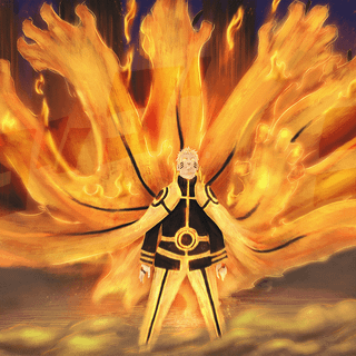 Naruto nine tails sage mode wallpaper