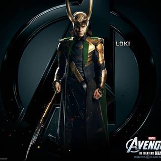 The Avengers wallpaper Loki and tesseract