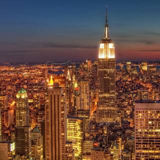 New York at night wallpaper