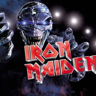 Iron maiden logo wallpaper