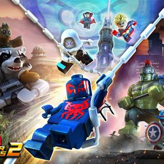 Lego marvel superheroes wallpaper