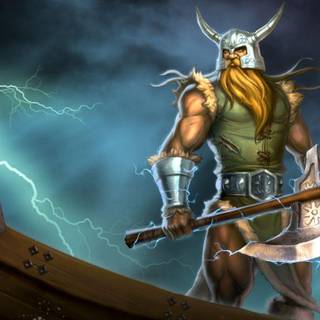 League of legends wallpaper olaf