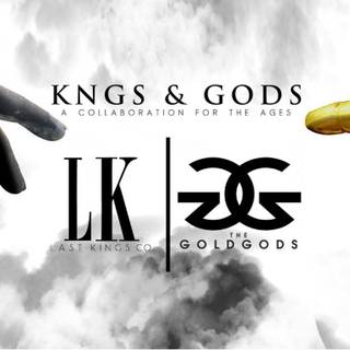 Last king logo wallpaper gold