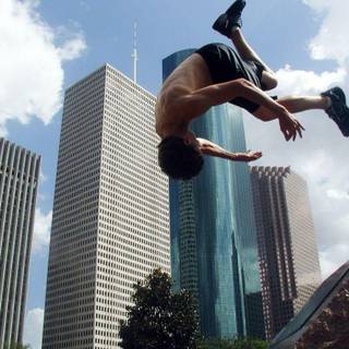Parkour backflip wallpaper