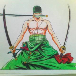 One piece zoro after 2 years wallpaper